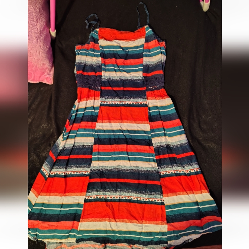 Natural Reflections Multicolor Striped Garment